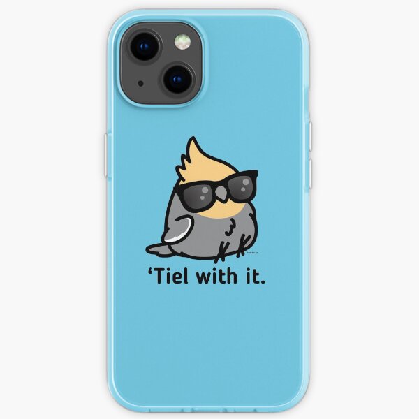 'Tiel with it - Grey Cockatiel iPhone Soft Case