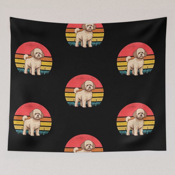 Item preview, Lagotto Romagnolo Vintage Retro Sunset designed and sold by rafaeltto.
