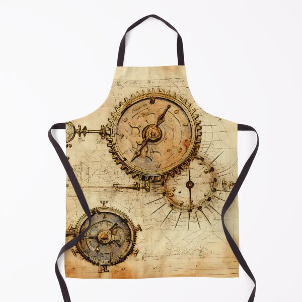 Item preview, Old Gears Drawings and Design on old Manuscript  designed and sold by BrandonArtWorld.