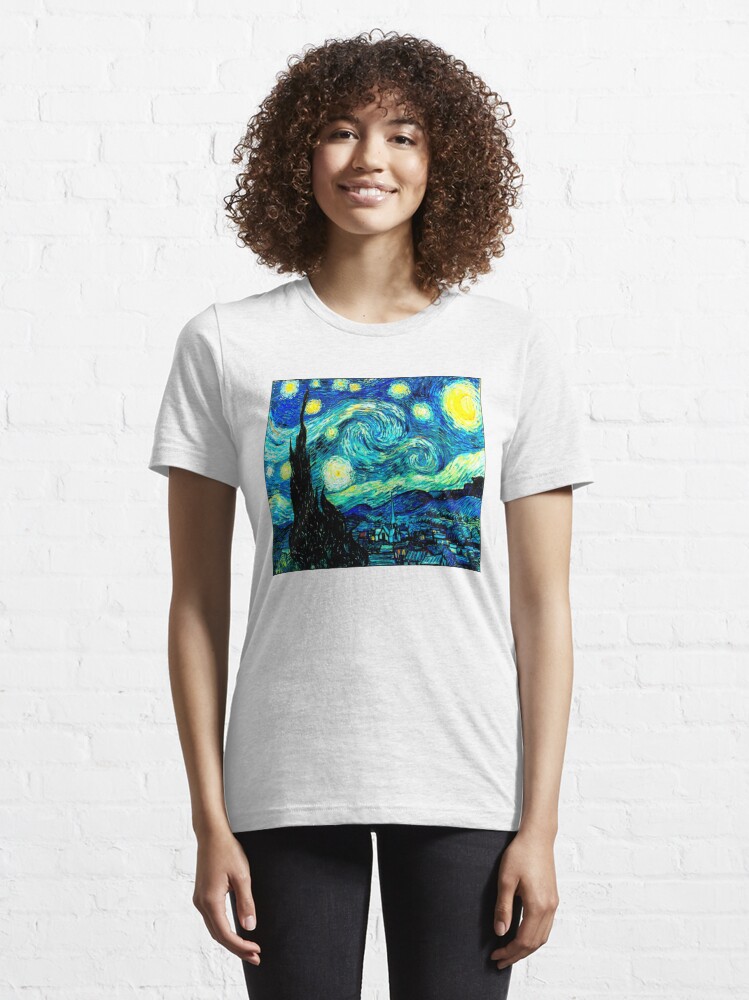 van gogh starry night tshirt