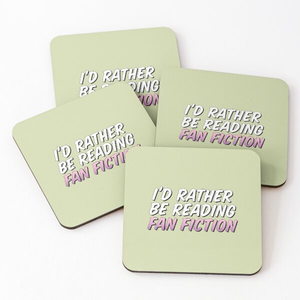 Item preview, Id rather be reading fan fiction designed and sold by FandomPlanet.