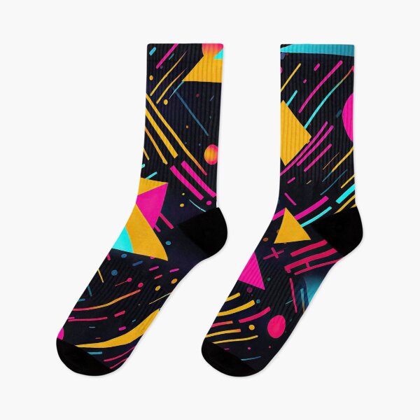 Item preview, 80s and 90s Retro Pop Synthwave Pattern designed and sold by AeonAcademy.