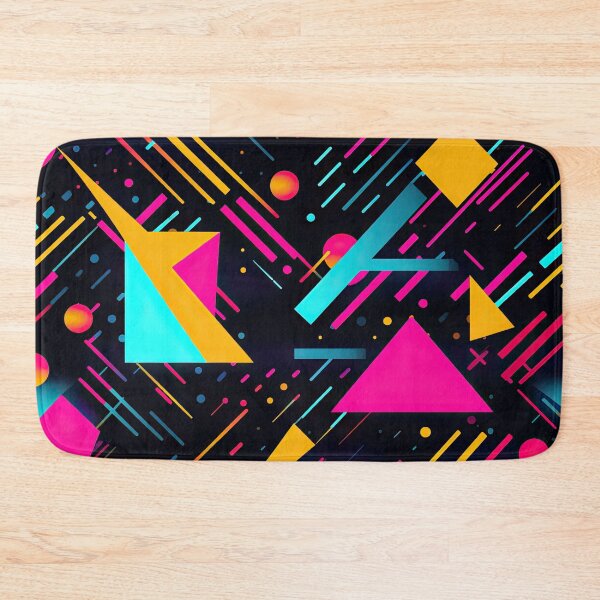 Item preview, 80s and 90s Retro Pop Synthwave Pattern designed and sold by AeonAcademy.