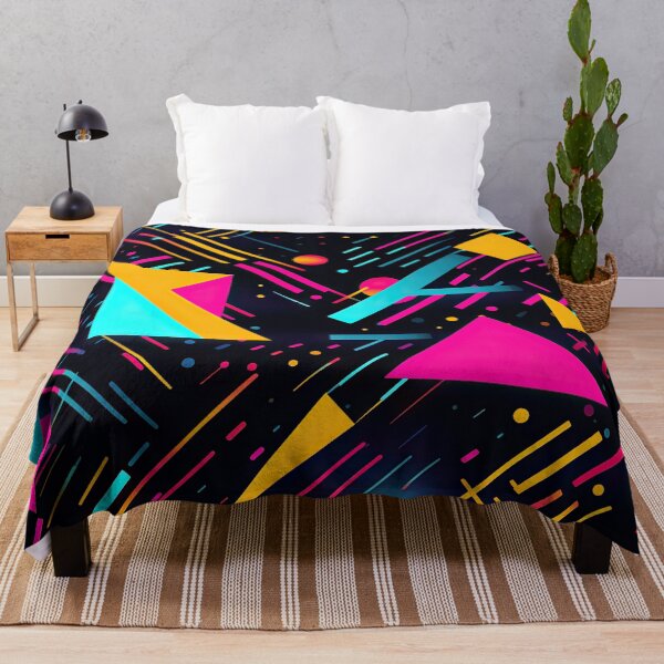 Item preview, 80s and 90s Retro Pop Synthwave Pattern designed and sold by AeonAcademy.