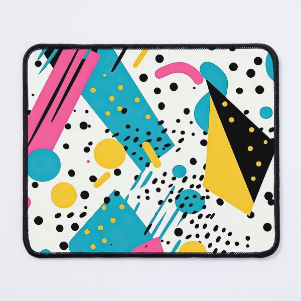 Item preview, Funky 80s and 90s Nostalgia Pop Pattern designed and sold by AeonAcademy.