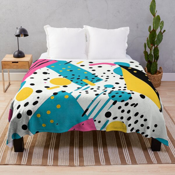 Item preview, Funky 80s and 90s Nostalgia Pop Pattern designed and sold by AeonAcademy.