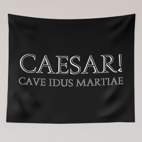 Item preview, Caesar! Cave Idus Martiae (white) designed and sold by MacBiteypants.