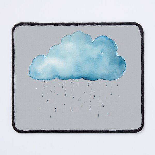 Item preview, Children's book illustration of a rain cloud designed and sold by mustbemalik.
