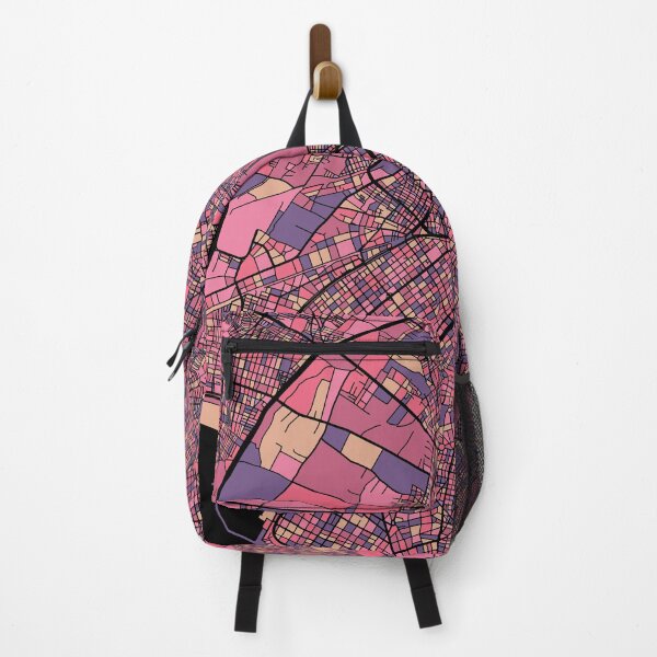 Item preview, Athens Map Pattern in Purple & Pink designed and sold by PatternMaps.