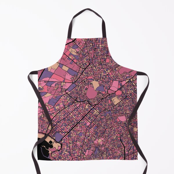 Item preview, Athens Map Pattern in Purple & Pink designed and sold by PatternMaps.