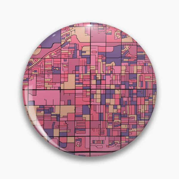 Item preview, Mesa Map Pattern in Purple & Pink designed and sold by PatternMaps.