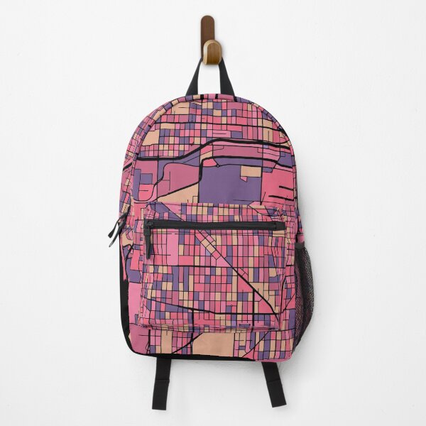 Item preview, Milwaukee Map Pattern in Purple & Pink designed and sold by PatternMaps.