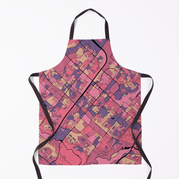 Item preview, Mississauga Map Pattern in Purple & Pink designed and sold by PatternMaps.