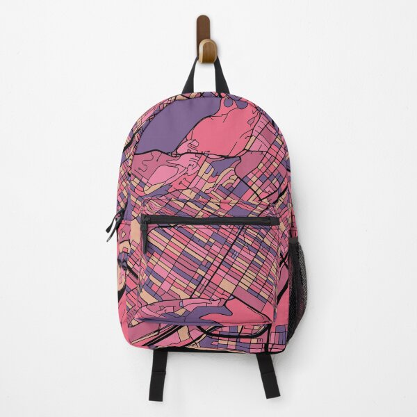 Item preview, Montreal Map Pattern in Purple & Pink designed and sold by PatternMaps.