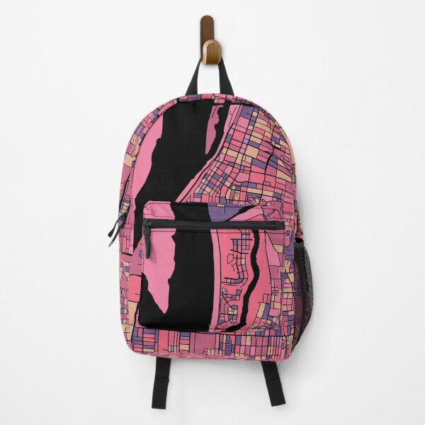 Item preview, Memphis Map Pattern in Purple & Pink designed and sold by PatternMaps.
