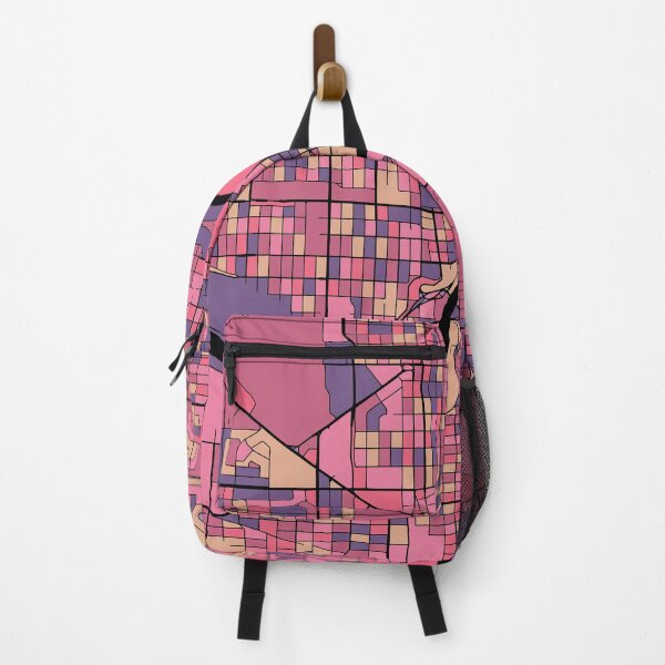 Item preview, Edmonton Map Pattern in Purple & Pink designed and sold by PatternMaps.