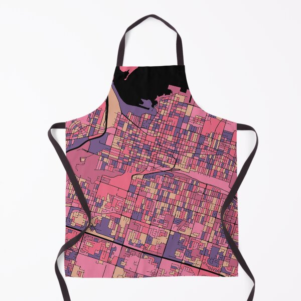 Item preview, Hamilton Map Pattern in Purple & Pink designed and sold by PatternMaps.