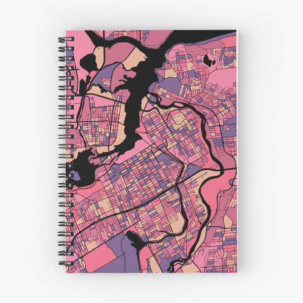 Item preview, Ottawa Map Pattern in Purple & Pink designed and sold by PatternMaps.