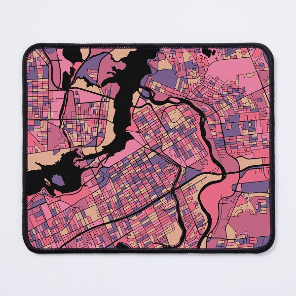 Item preview, Ottawa Map Pattern in Purple & Pink designed and sold by PatternMaps.