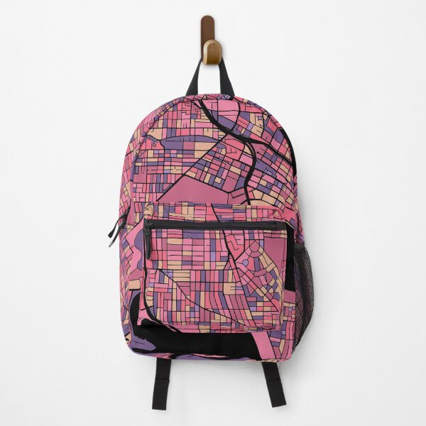 Item preview, Perth Map Pattern in Purple & Pink designed and sold by PatternMaps.