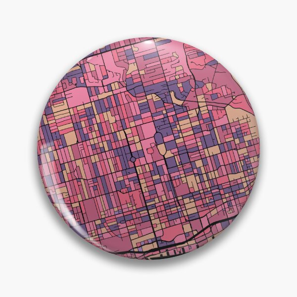 Item preview, Toronto Map Pattern in Purple & Pink designed and sold by PatternMaps.