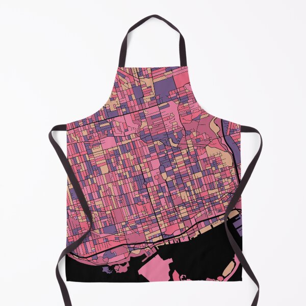 Item preview, Toronto Map Pattern in Purple & Pink designed and sold by PatternMaps.