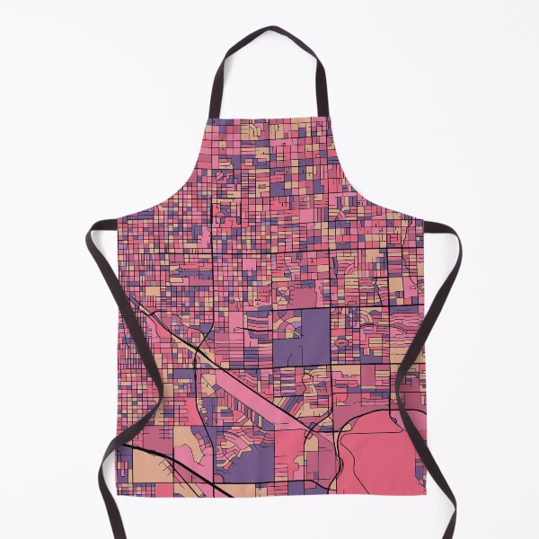 Item preview, Tucson Map Pattern in Purple & Pink designed and sold by PatternMaps.