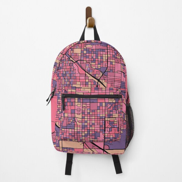 Item preview, Tucson Map Pattern in Purple & Pink designed and sold by PatternMaps.