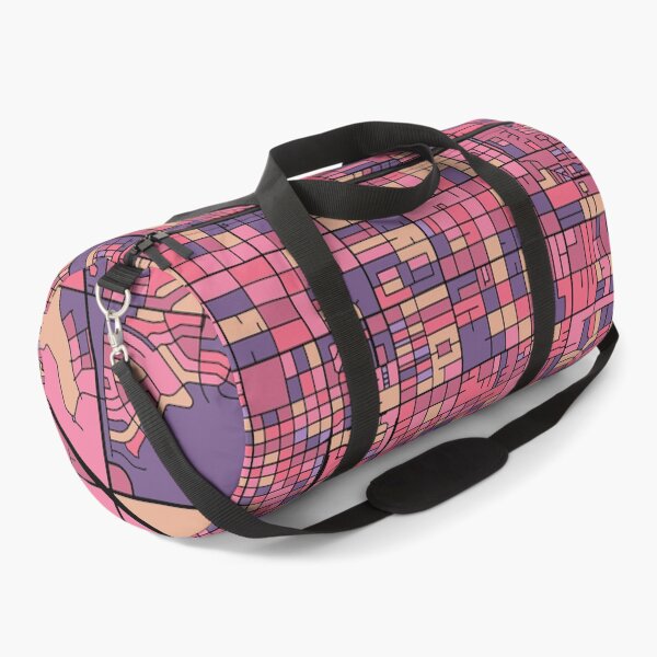 Item preview, Tucson Map Pattern in Purple & Pink designed and sold by PatternMaps.