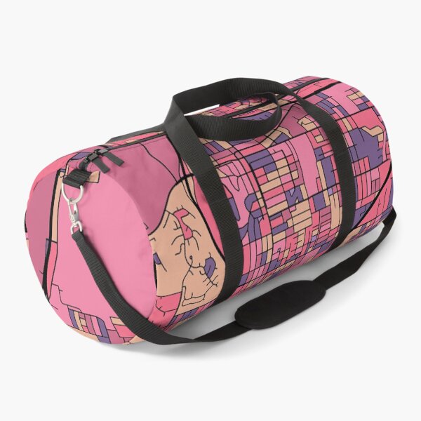 Item preview, Tulsa Map Pattern in Purple & Pink designed and sold by PatternMaps.