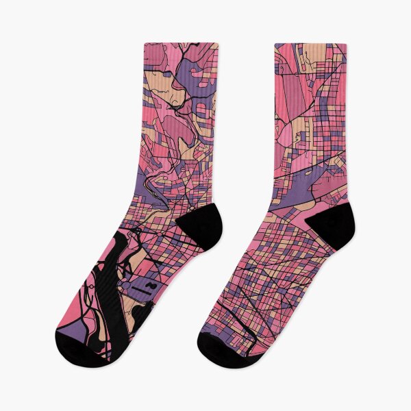 Item preview, Washington Map Pattern in Purple & Pink designed and sold by PatternMaps.