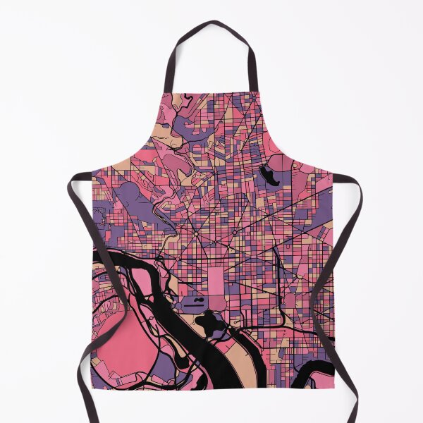 Item preview, Washington Map Pattern in Purple & Pink designed and sold by PatternMaps.