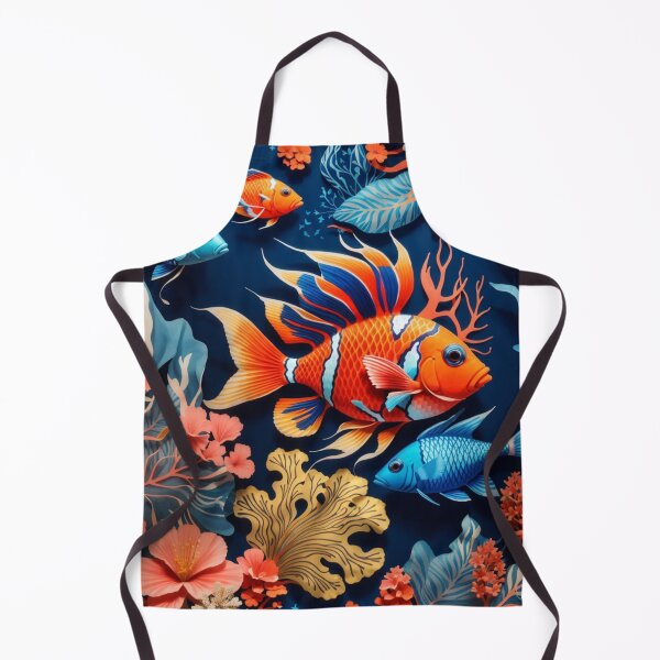 Item preview, Underwater Oasis: Colorful Fish and Vibrant Corals on Ocean Blue #3 designed and sold by Electric-Easel.