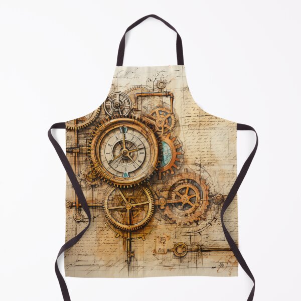 Item preview, Old Gears Drawings and Design on old Manuscript  designed and sold by BrandonArtWorld.