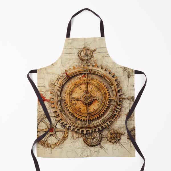 Item preview, Old Gears Drawings and Design on old Manuscript  designed and sold by BrandonArtWorld.