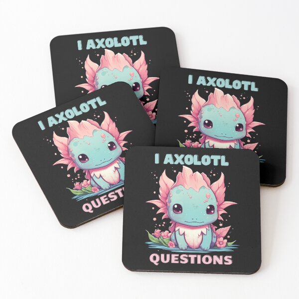 Item preview, I Axolotl Questions Cute Axolotl Kawaii designed and sold by ArtFromBeyond.