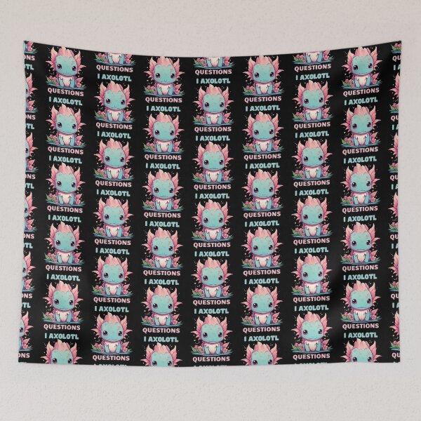 Item preview, I Axolotl Questions Cute Axolotl Kawaii designed and sold by ArtFromBeyond.