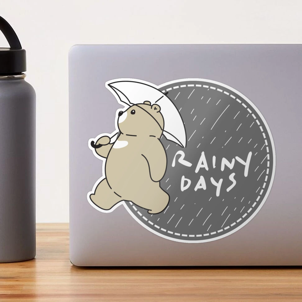 V - Rainy days Sticker by mymikrokosmos