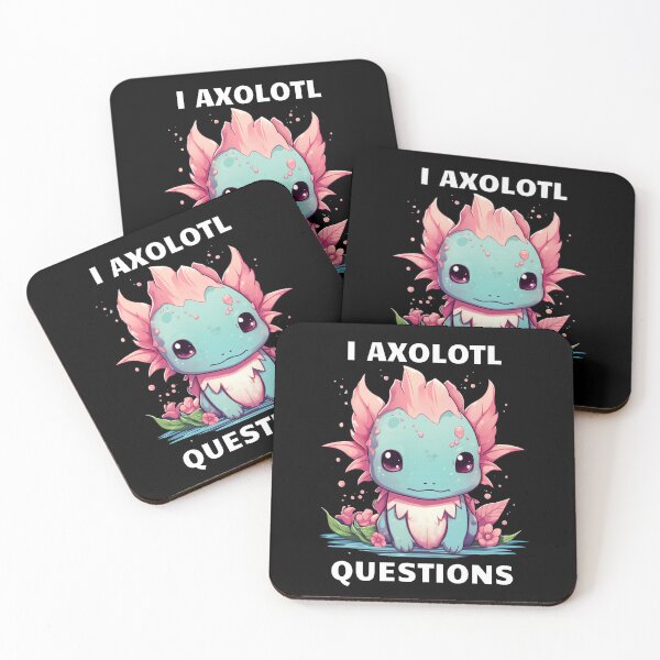 Item preview, I Axolotl Questions Cute Axolotl Kawaii designed and sold by ArtFromBeyond.