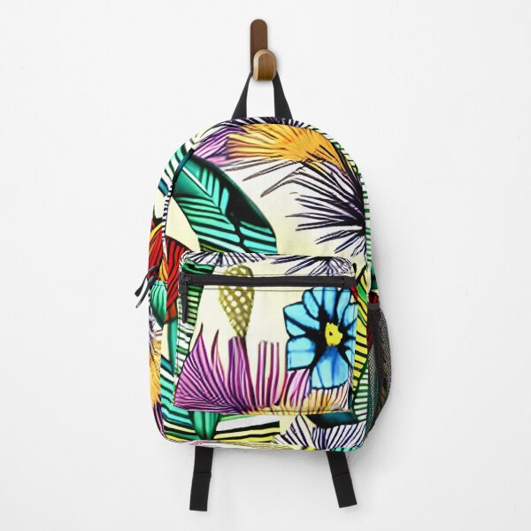 Item preview, African, Flowers, Leaves, Abstract, Yellow, Red, Blue, Purple designed and sold by karinasalwaszka.