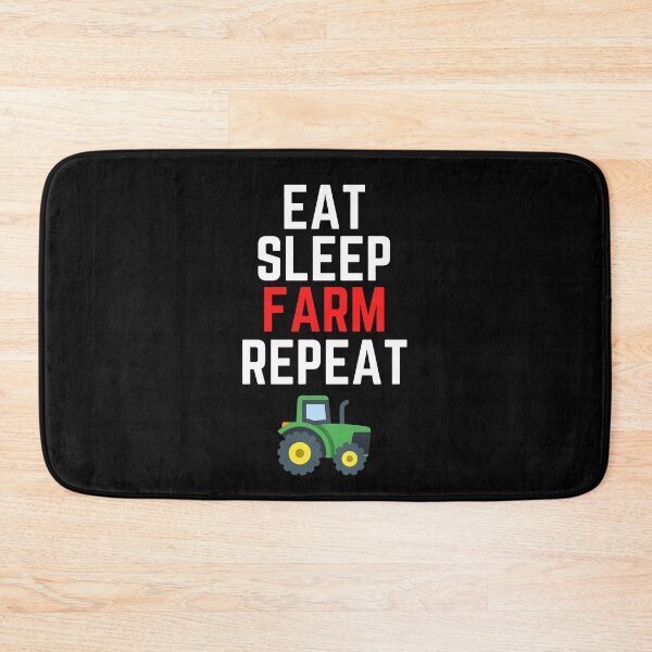 Item preview, Eat Sleep Farm Repeat designed and sold by FridPix.
