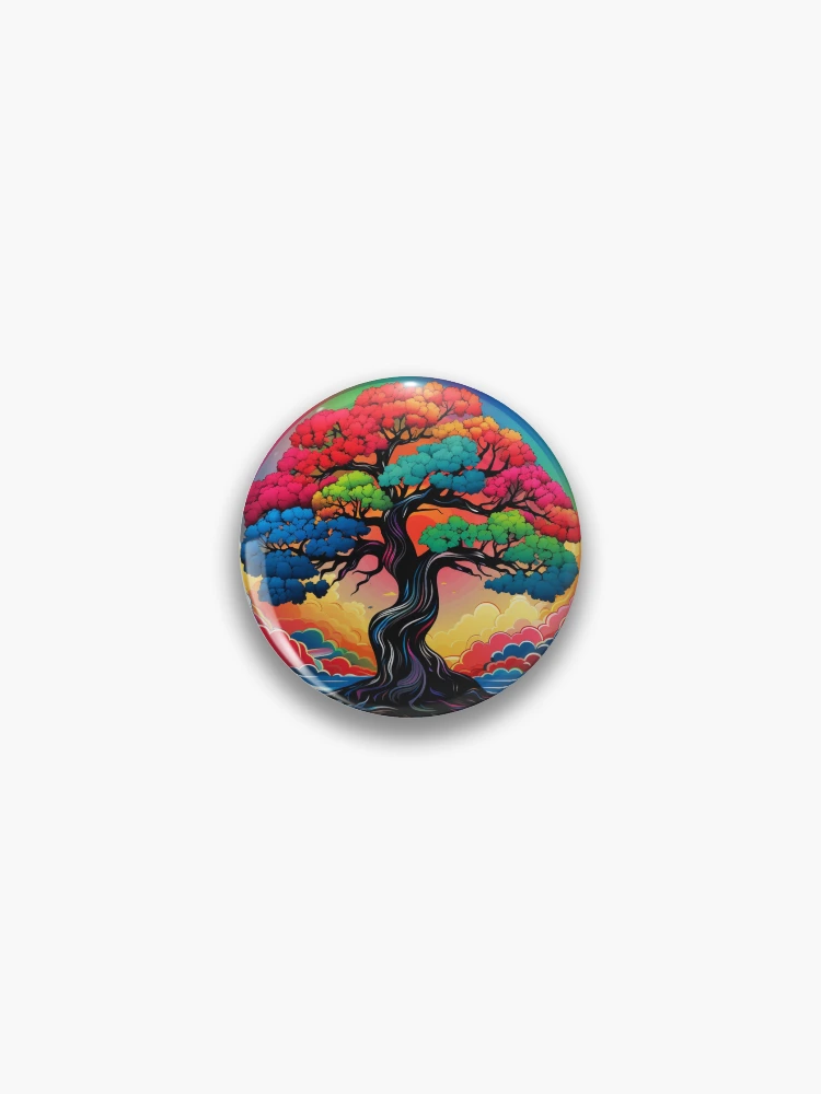 Thumbnail 1 of 3, Pin, Strong Roots designed and sold by RiffraffDesigns.