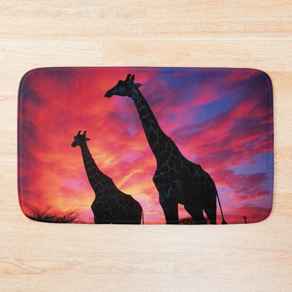 Item preview, A Serene Silhouette: A Giraffe in the African Sunset designed and sold by Brendon987.
