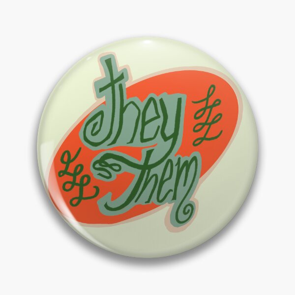 Item preview, Groovy They / Them  designed and sold by emma-fran.