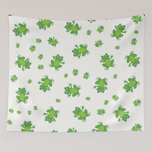 Item preview, Green Sticky Frog designed and sold by stickersmegafun.