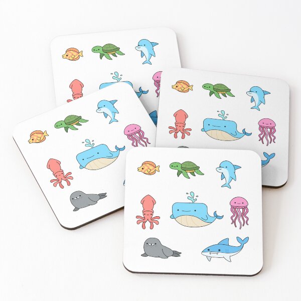 Item preview, Ocean Buddies designed and sold by SideQuestDoodles.