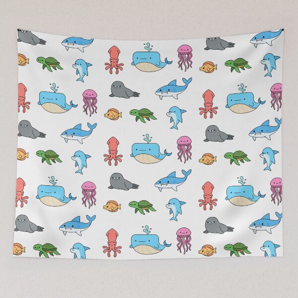 Item preview, Ocean Buddies designed and sold by SideQuestDoodles.
