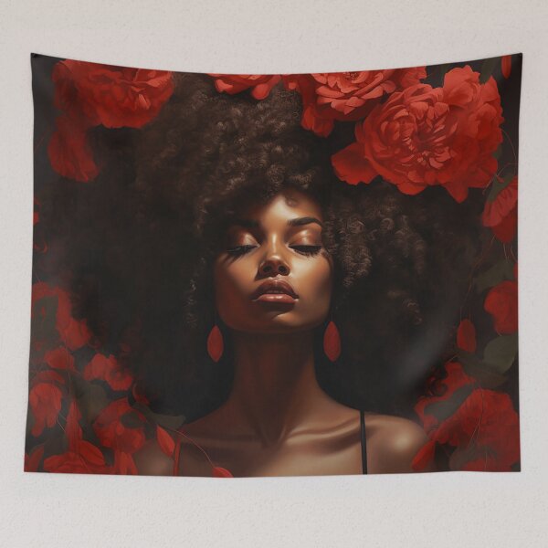 Item preview, The Afro Crown: Ebony Blossom  designed and sold by CraftCartelArt.