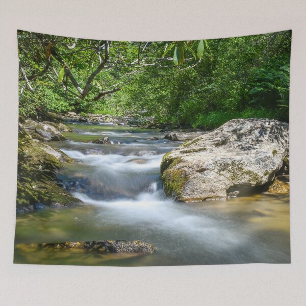 Item preview, Appalachian Mountain Waterfall Tapestry designed and sold by mbarimo7.