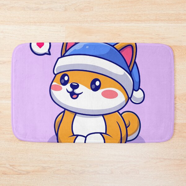 Item preview, Winter Warmth: Cute Shiba Inu Dog in Beanie Hat designed and sold by hjian8219.